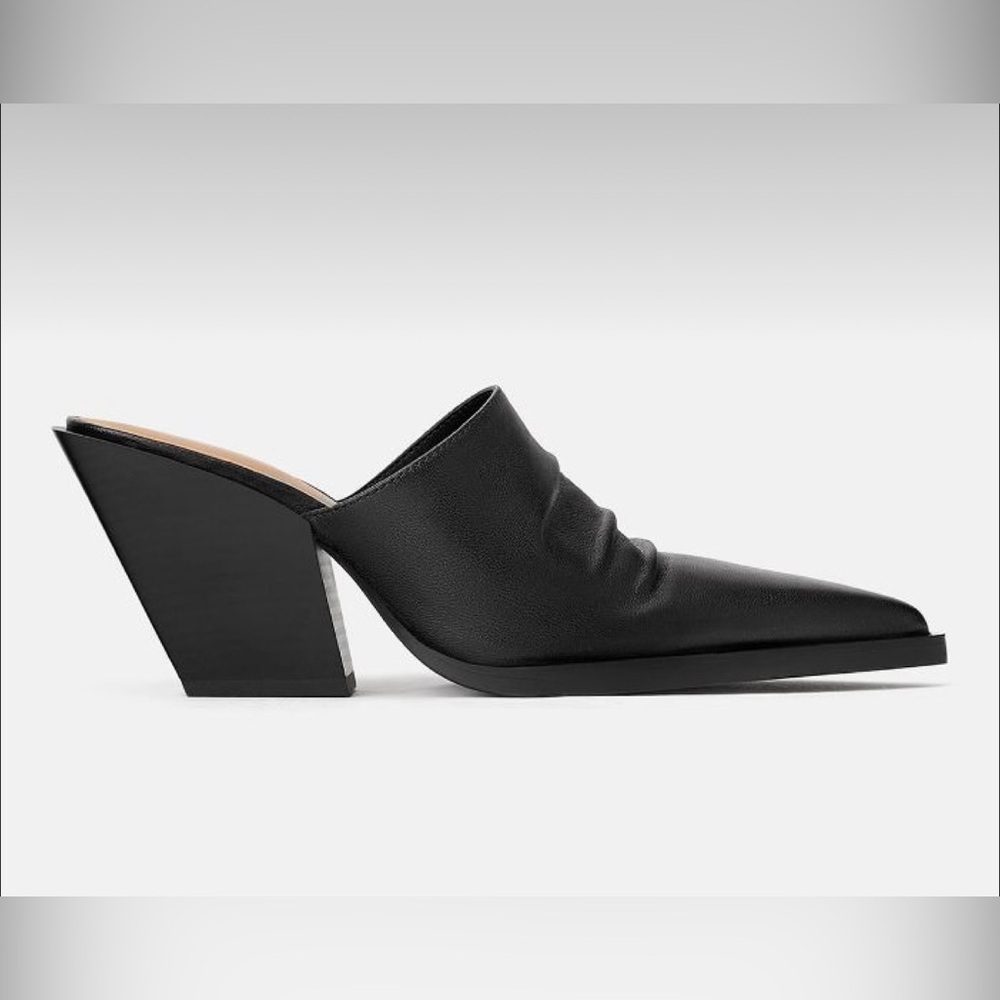 Zara Black Mules